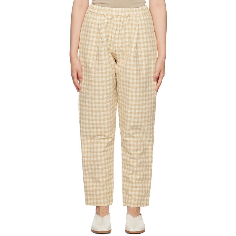 CASEY CASEY Beige Verger Pull On Trousers Sz XS